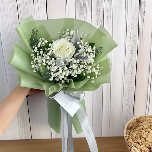 ช่อดอกไม้สด - ช่อดอกไม้ดอกเดี่ยว 