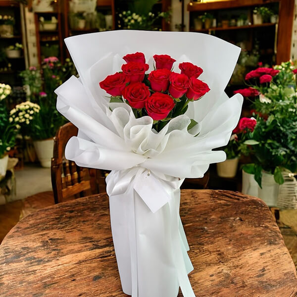 ช่อดอกไม้กุหลาบแดง – ส่งช่อดอกไม้สด 