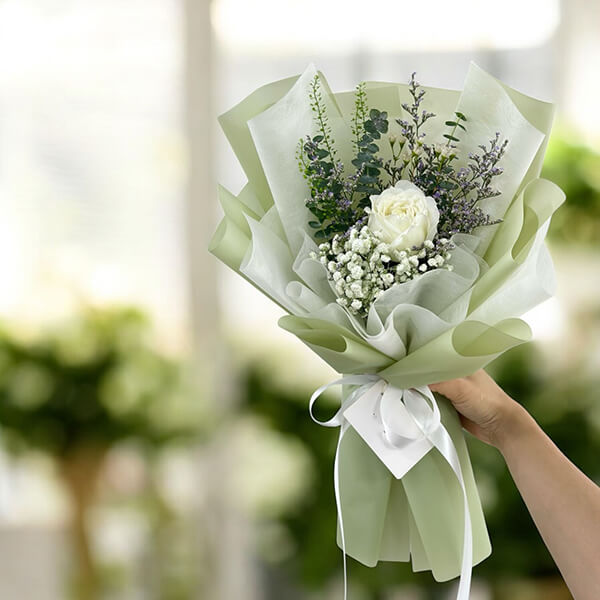 ช่อดอกไม้ดอกเดี่ยว 