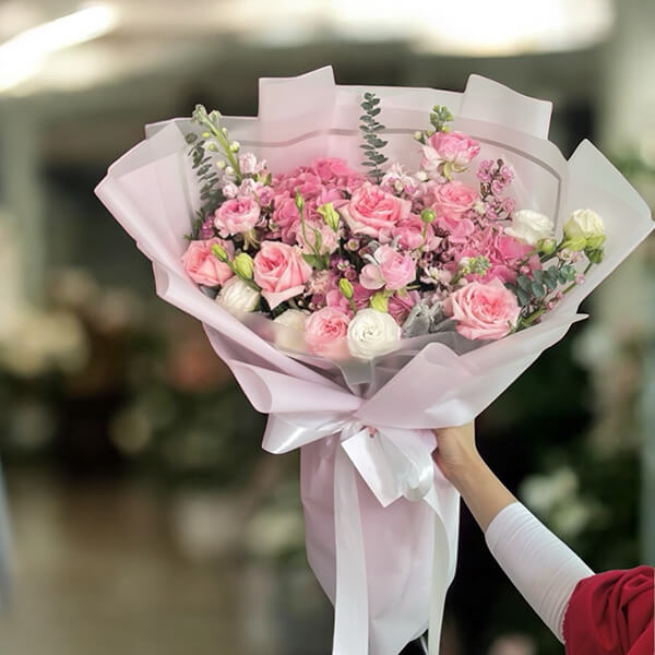 ช่อดอกไม้โทนสีหวาน– ช่อดอกไม้ส่งด่วน "ช่อหวานละมุน" ช่อดอกไม้โทนสีหวาน– ช่อดอกไม้ส่งด่วน "ช่อหวานละมุน"