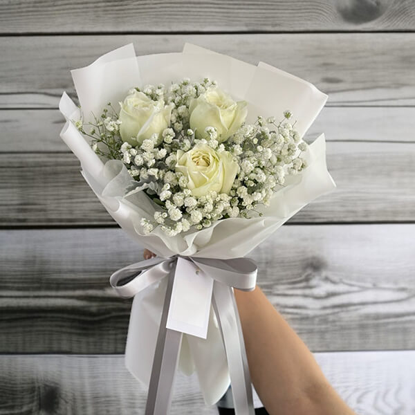 ช่อดอกไม้มินิมอล - ช่อดอกไม้สด  