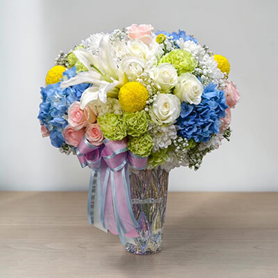 แจกันดอกไม้  Dreamy Petal Garden  sfvas-011