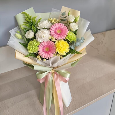 ช่อดอกไม้ Pastel Pastel Dream Bouquet