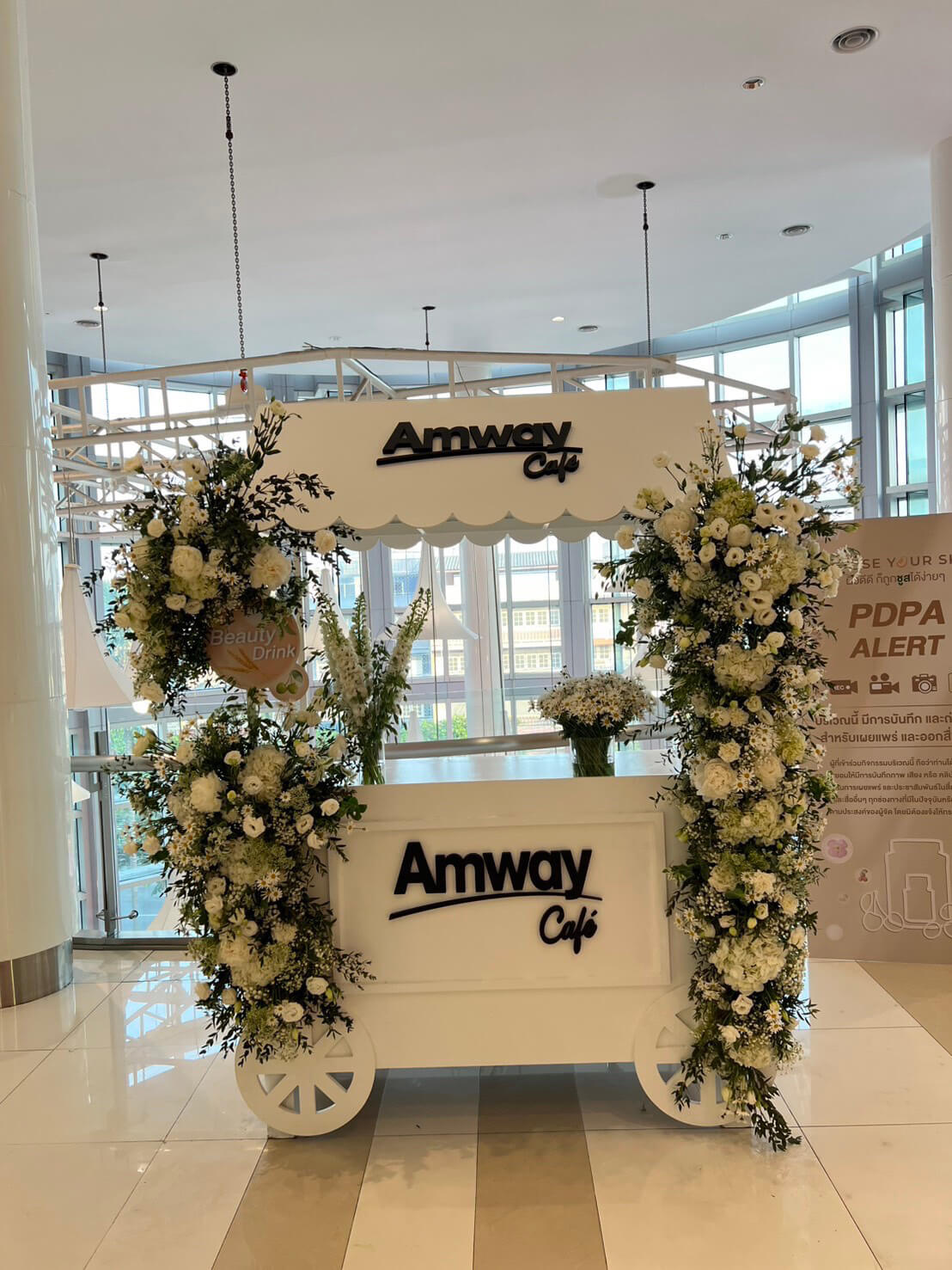 Premium Exhibition Booth Floral Decoration