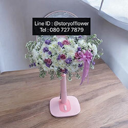 พวงหรีดพัดลมคุณภาพดี ส่งด่วนกรุงเทพฯ